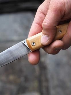 COUTEAU ARIEGEOIS / manche en merisier
