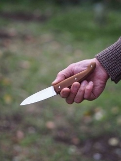 COUTEAU CAPUCIN ARIEGEOIS / manche en buis torrefié